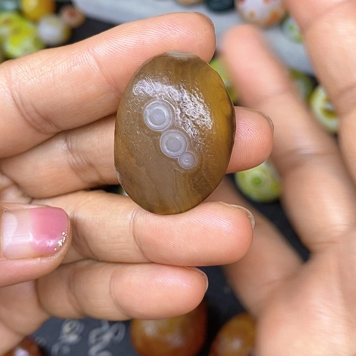 花眼玛瑙奇石饰品