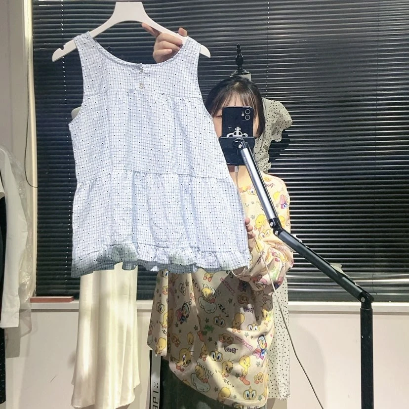 【闪购商品】蓝色背心