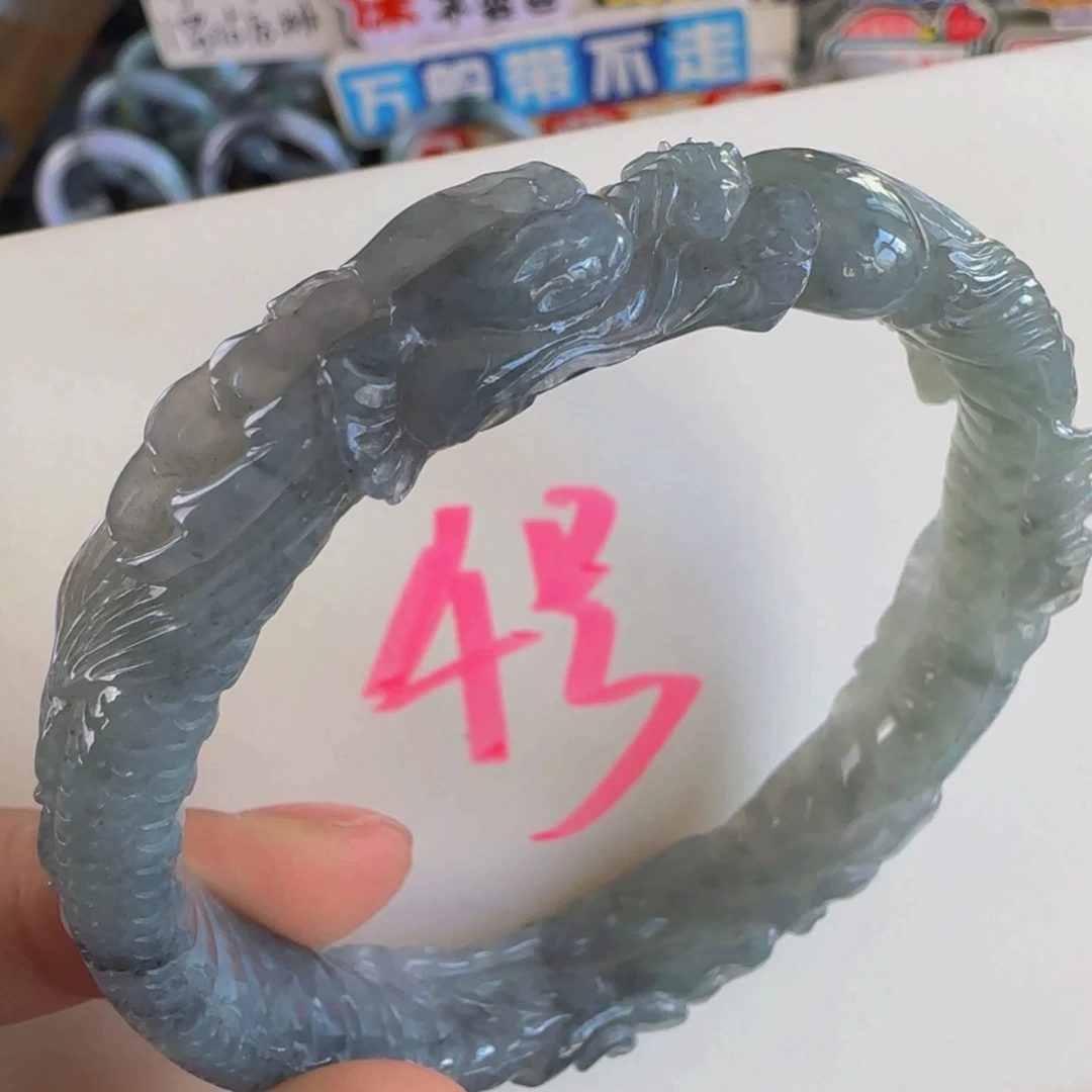 未镶嵌手镯翡翠老坑60