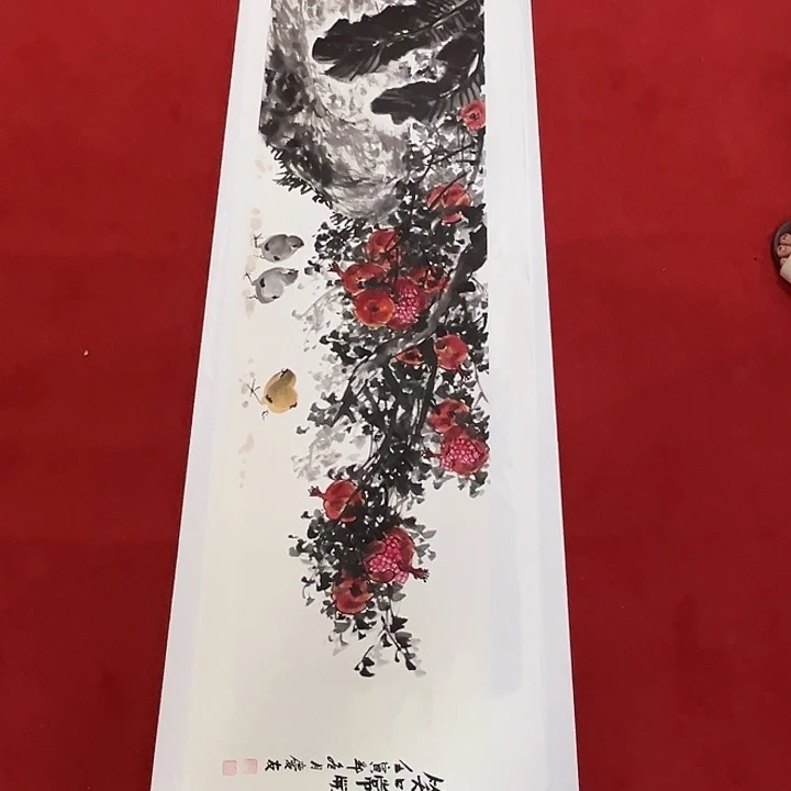 国画国画作品展示会上发表