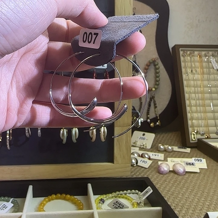 铜合金合金仿珍珠耳圈