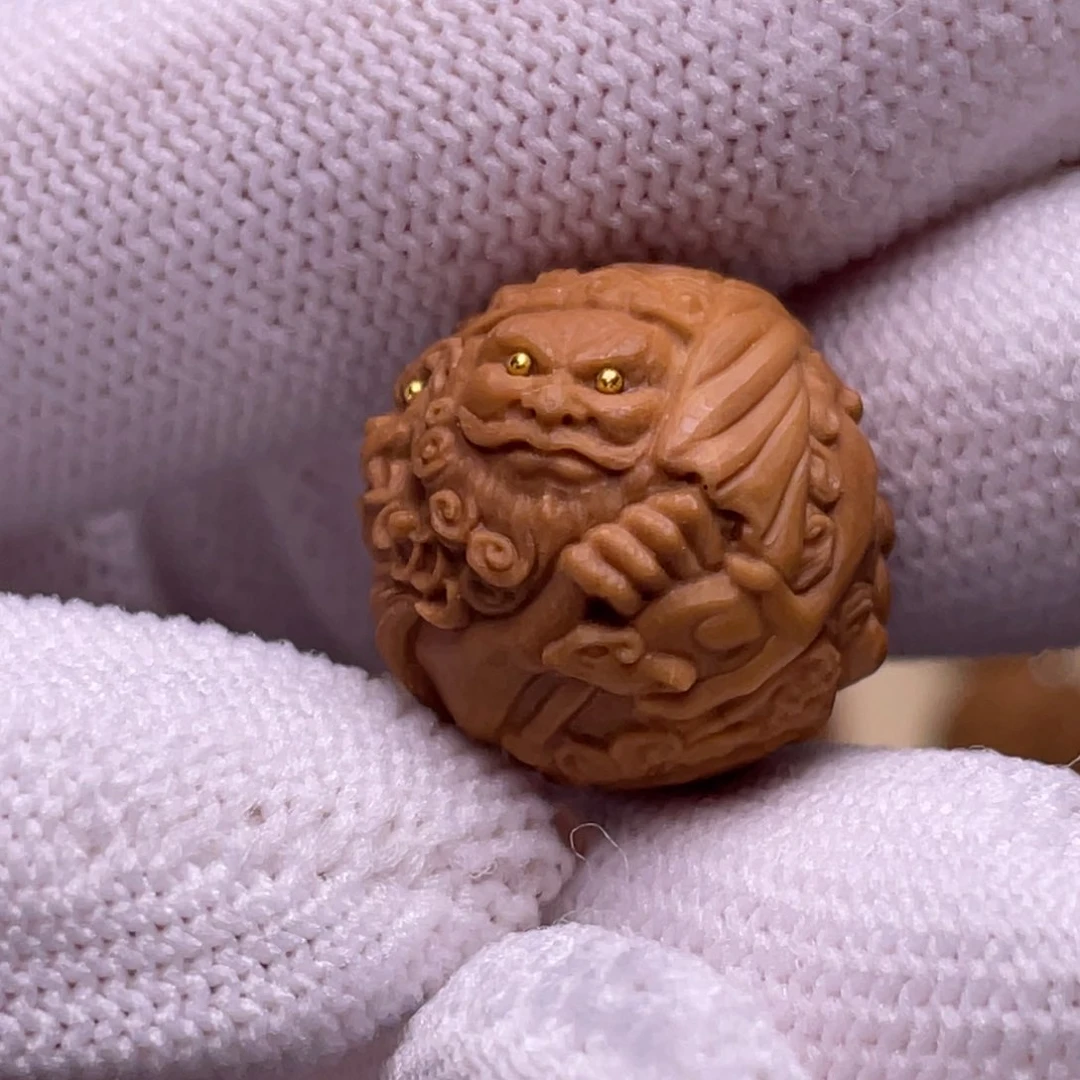 猴头核桃吊坠财宝天王17+