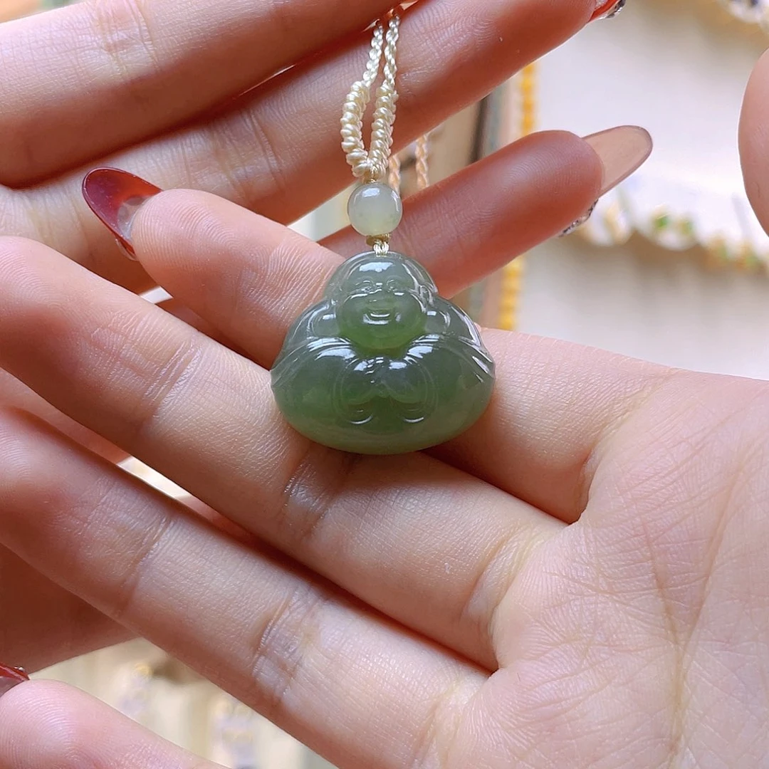 和田玉吊坠(赠链)未镶嵌心*