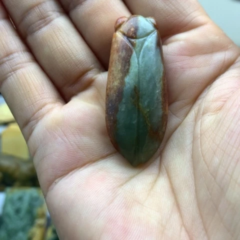 【闪购商品】岫岩河磨玉（透闪石质玉）未镶嵌挂件