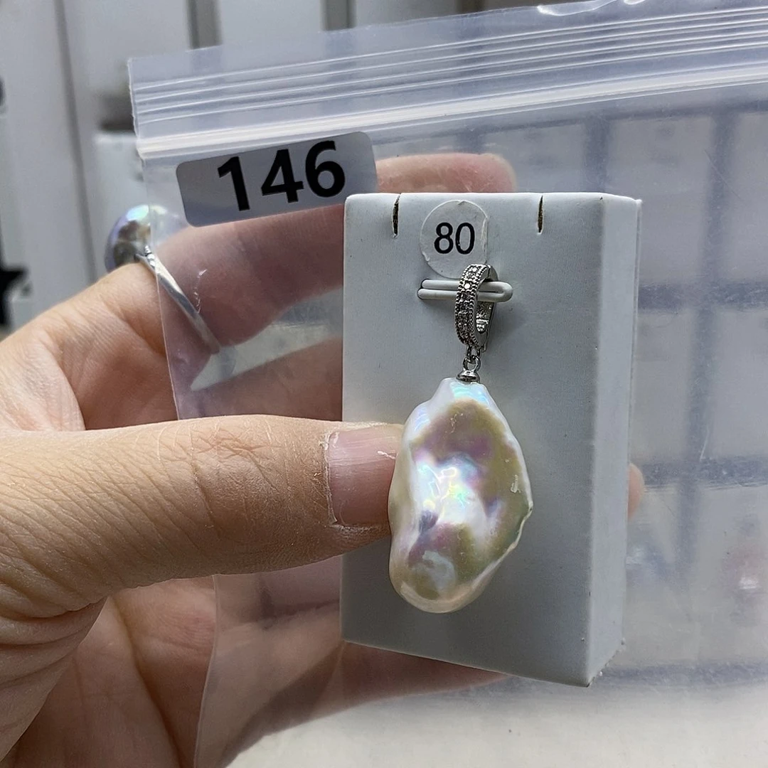颈饰合金淡水珍珠
