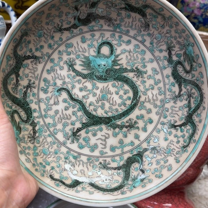 紫砂花瓶瓷器摆件 瓷器摆件