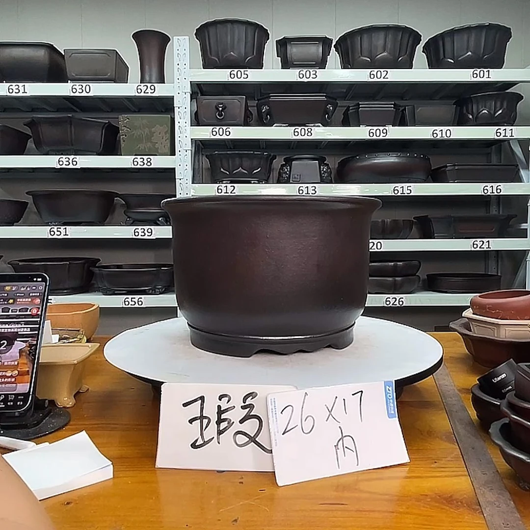 紫砂花盆宜兴紫砂21号