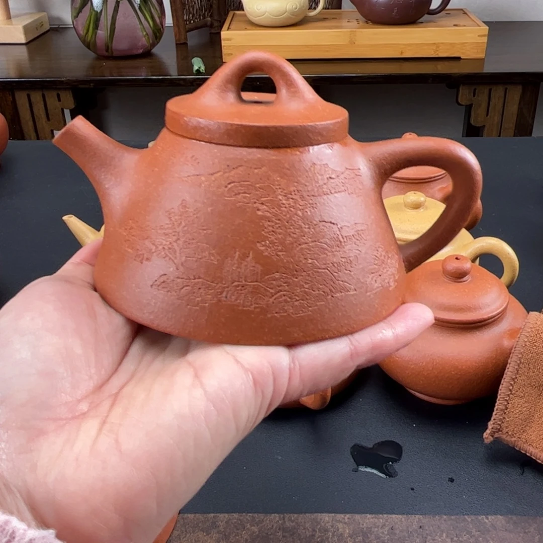 阿***9紫砂茶壶全手工霸王石瓢220cc