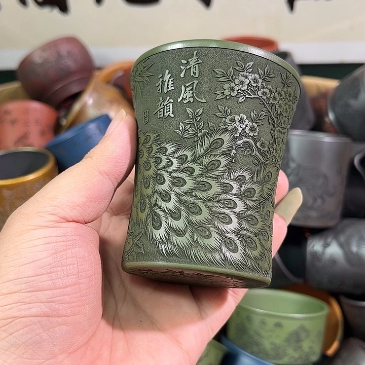 茶杯紫砂全手工紫砂主人杯