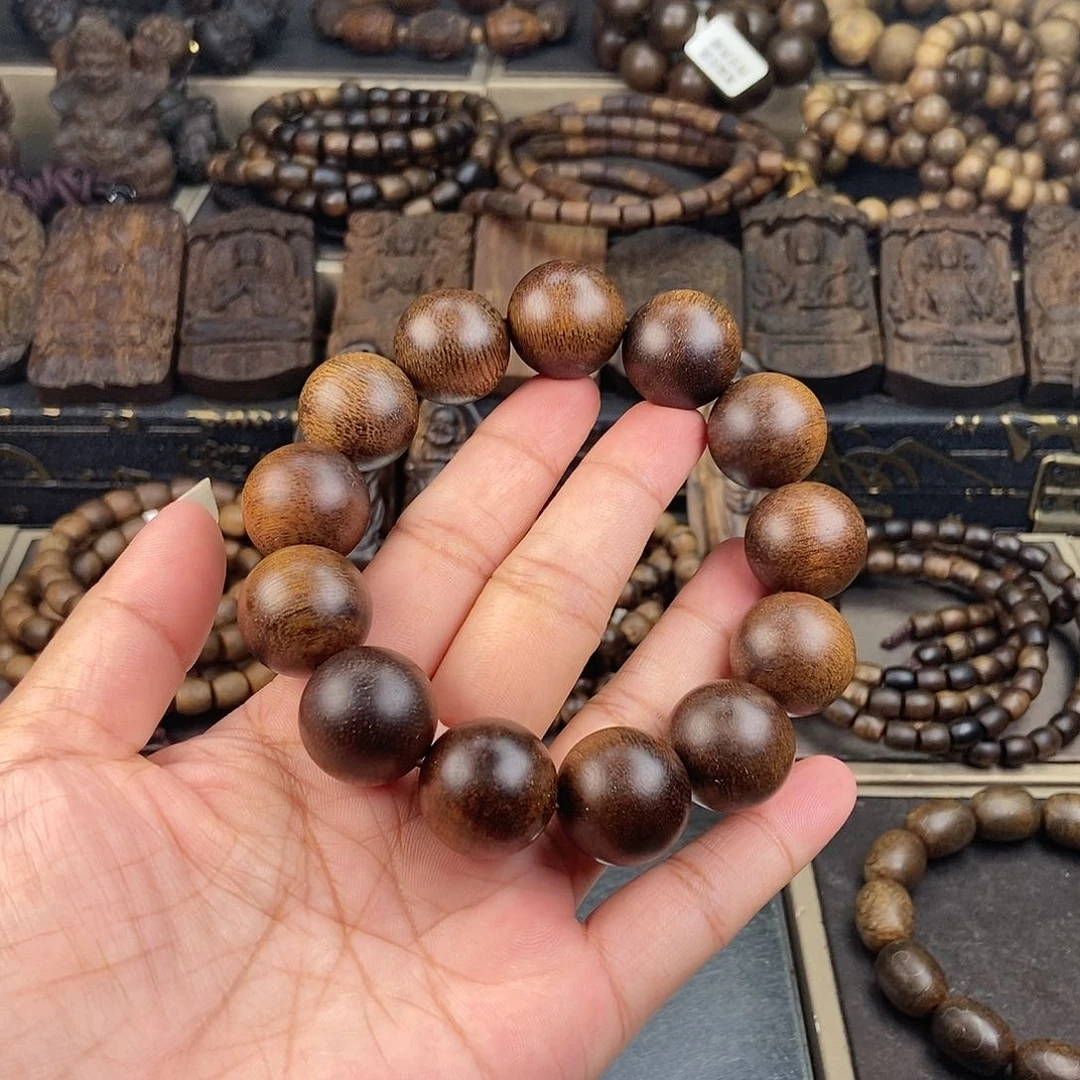 沉香手串北**港越南富森红土