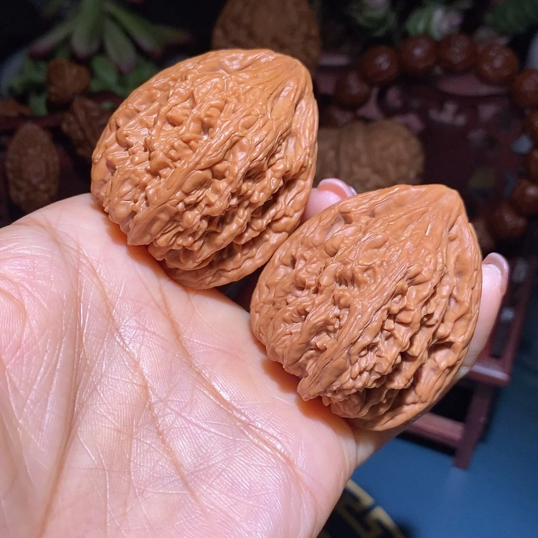 文玩核桃把件41虎头王