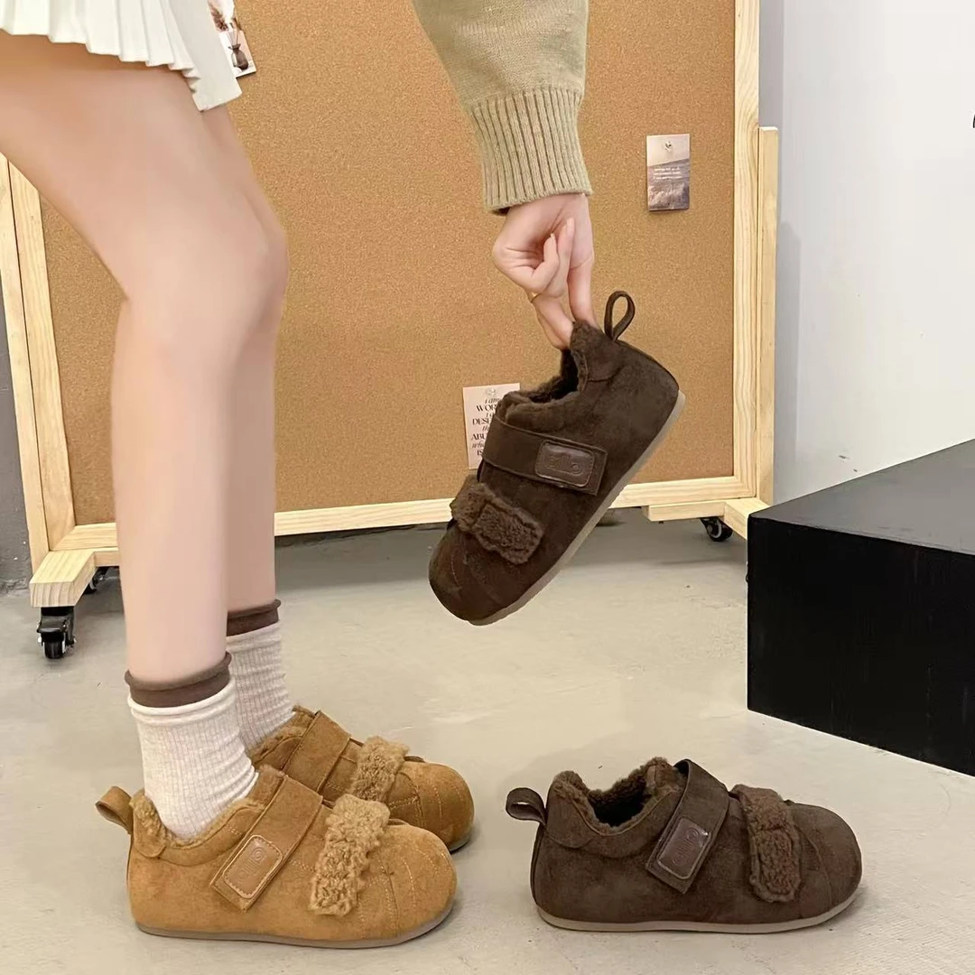 【静姐家】666-1 麋鹿风内增高网红保暖软底防滑时尚休闲女鞋