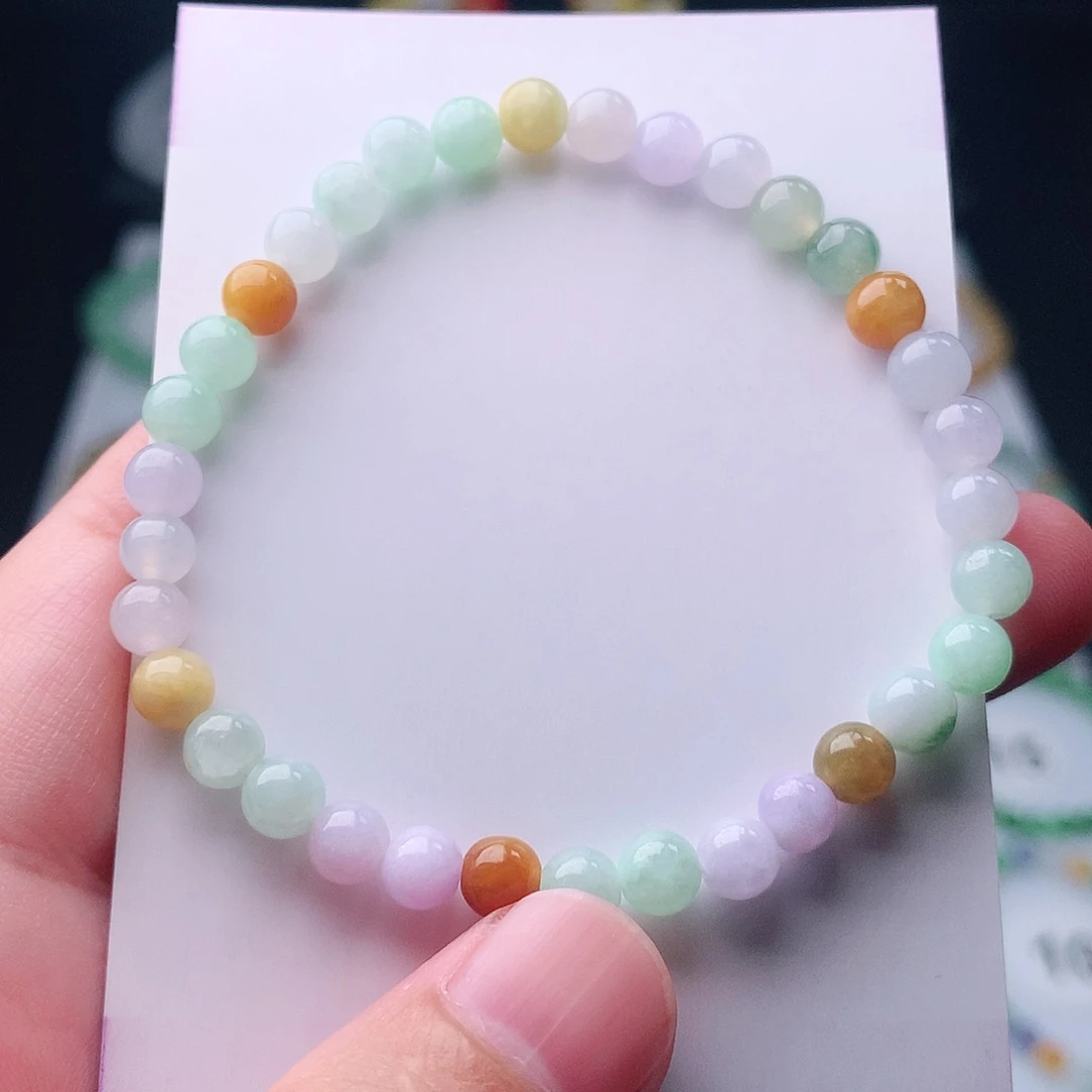 未镶嵌手串翡翠翡翠