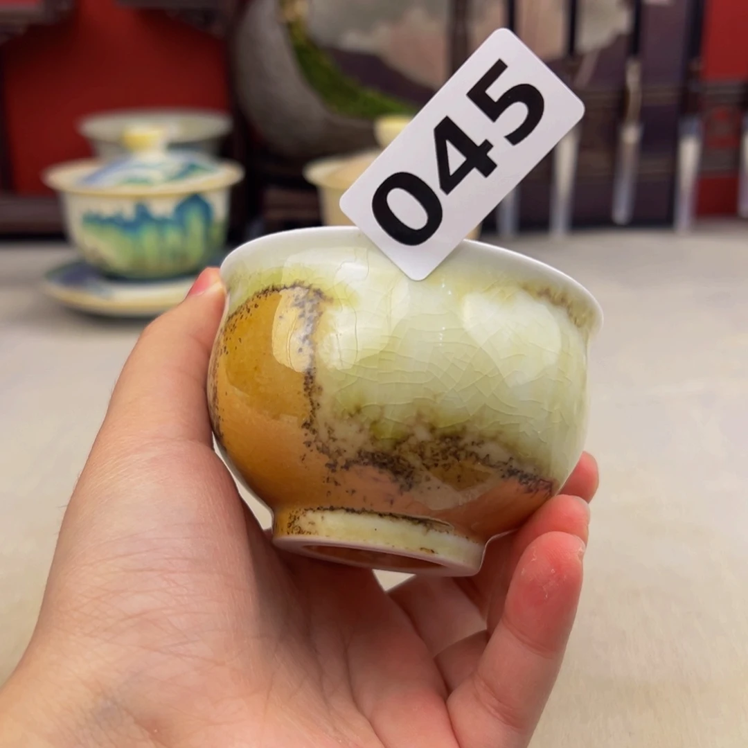 杯子纯手工柴烧主人杯