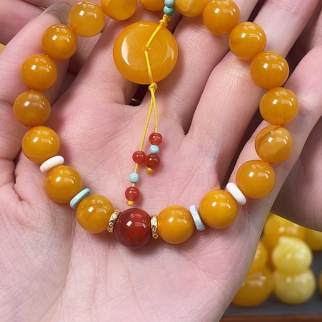 琥珀未镶嵌裸石琥珀蜜蜡J234