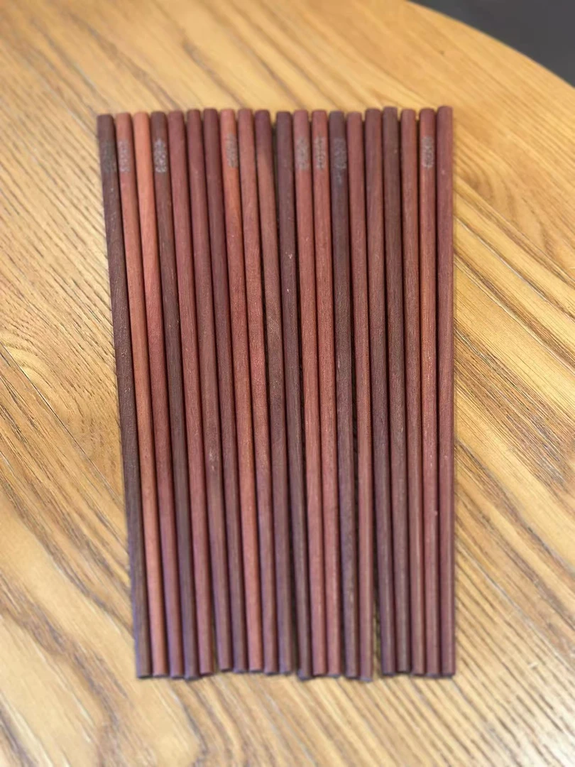 10双木筷子红檀木筷子