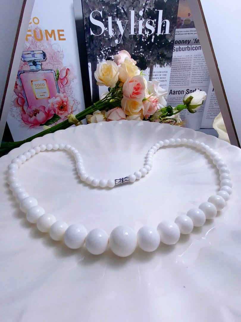 非金属树脂项链 【鹏哥严选】白塑料塔链b012