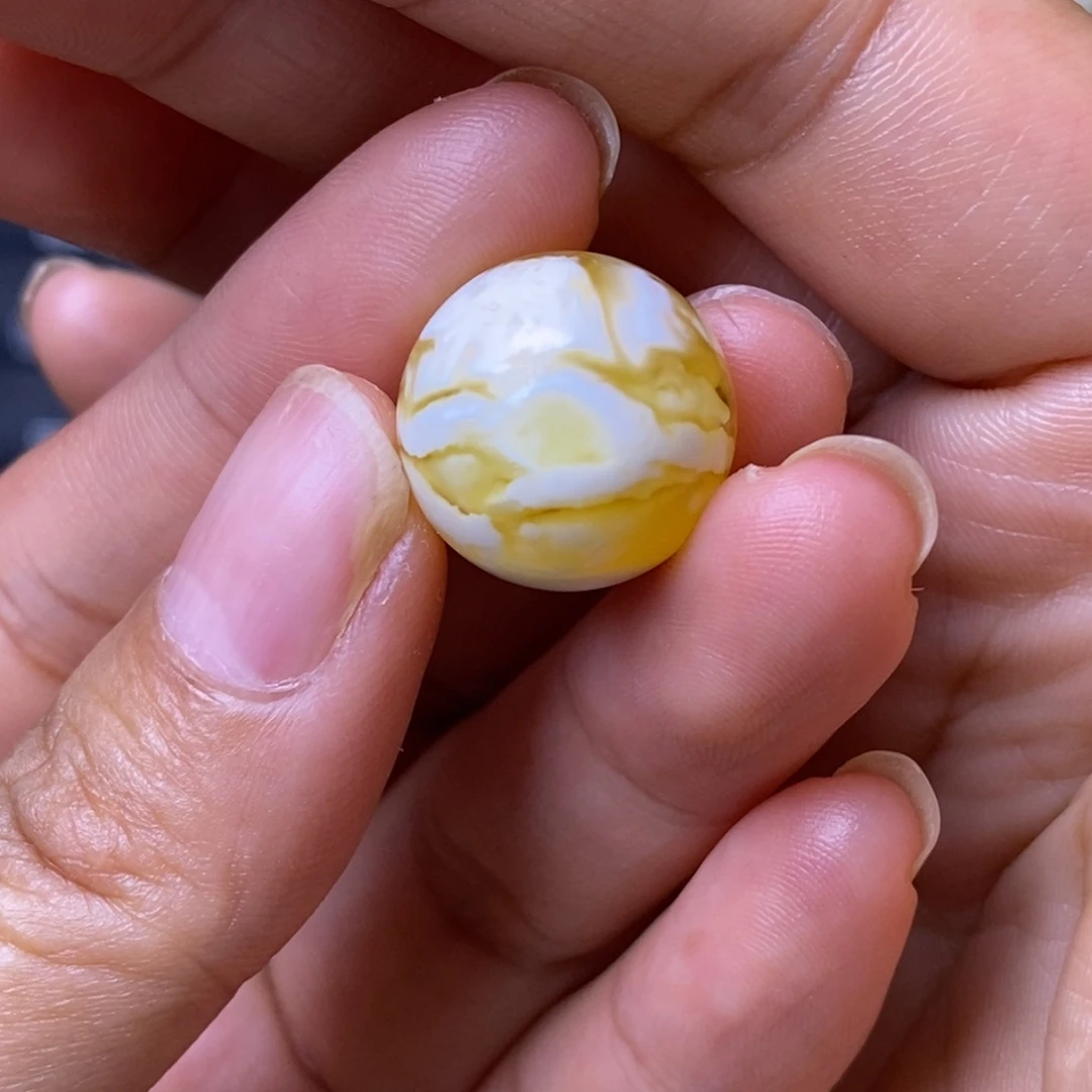琥珀未镶嵌裸石金溶洞虎皮妖