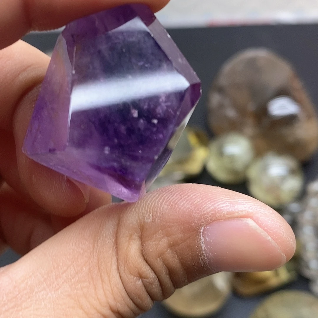 未镶嵌珠宝半成品水晶237水晶石