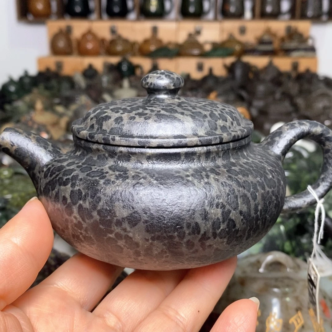 冰碛岩豹纹扁仿古240cc