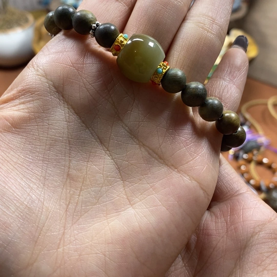 和田玉（糖玉）未镶嵌车挂