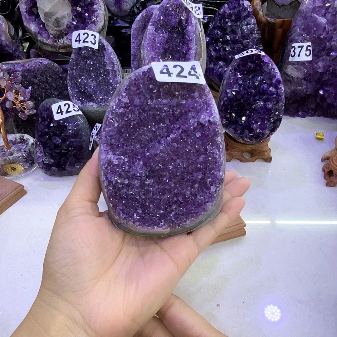 未镶嵌大型摆件（非配饰）紫晶