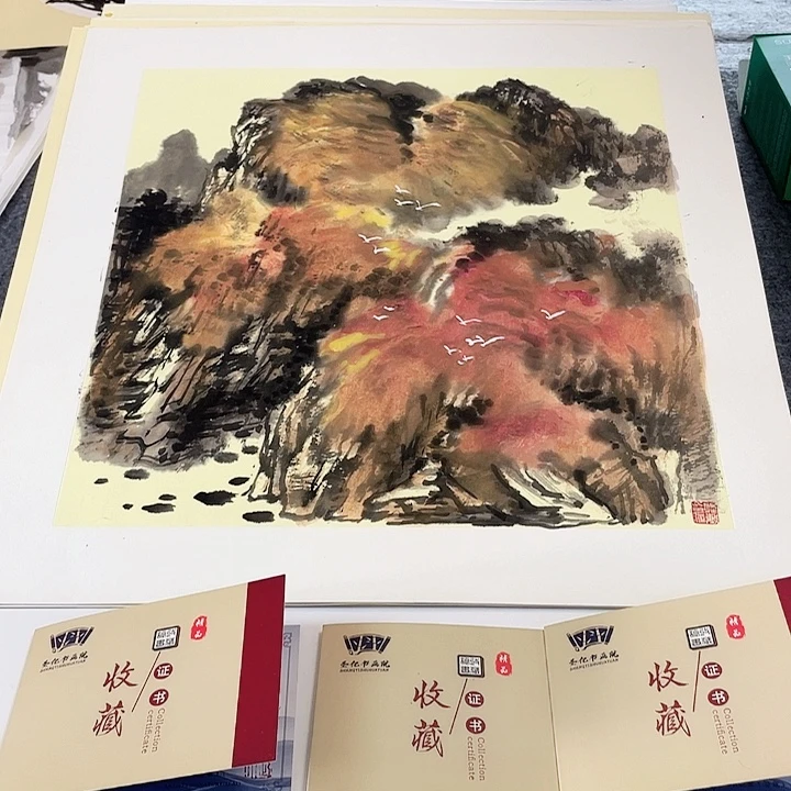 国画张圣敏先生纯手绘作品