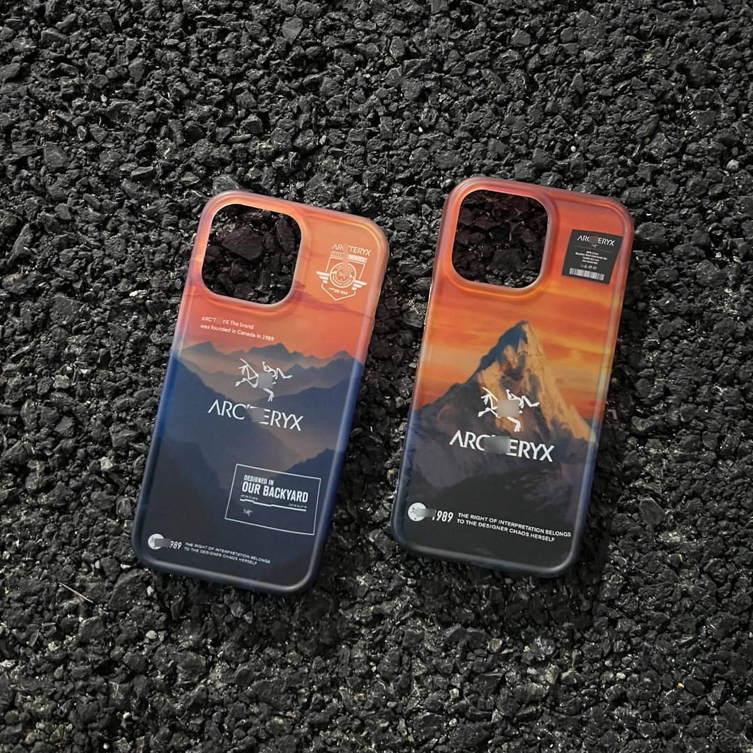 个性潮潮酷雪山鸟镭射IMD双层适用iPhone16promax手机壳15p磨砂13