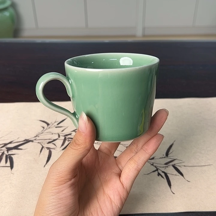 龙泉云间青瓷小米茶器