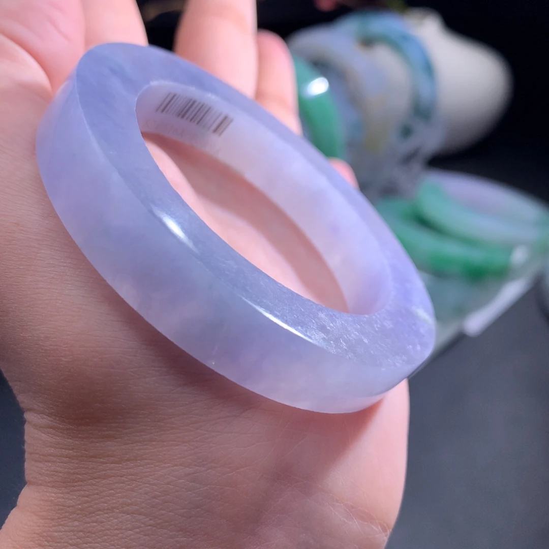 未镶嵌翡翠定制翡翠冰紫