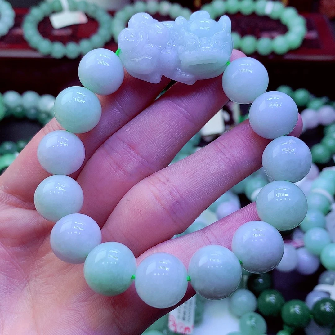 翡翠未镶嵌毛衣链