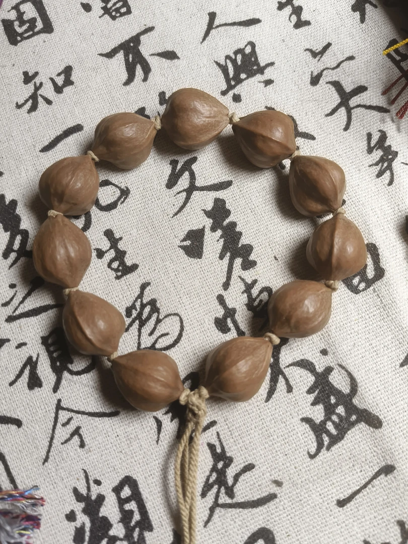 橄榄核素串蒜头核手串1.6