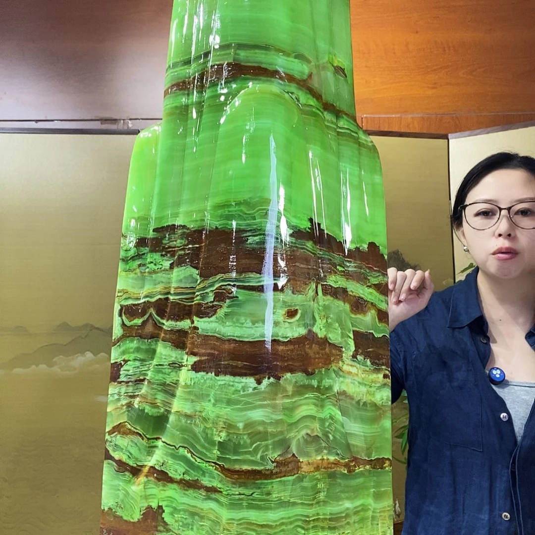 石材山水画作品摆件