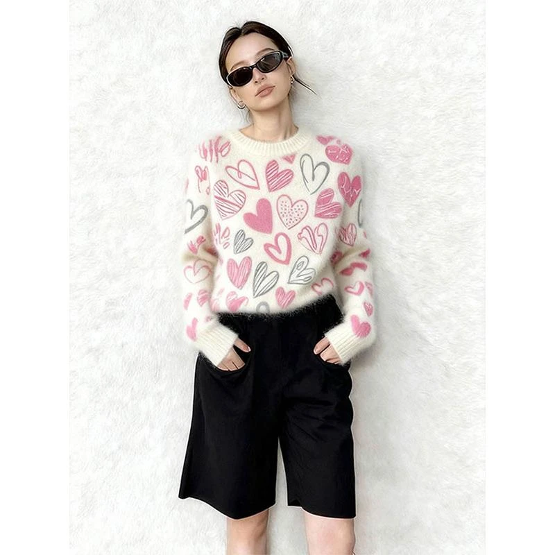 设计感慵懒高级感针织毛衣女款2025冬季新款爆款可外穿内搭上衣女