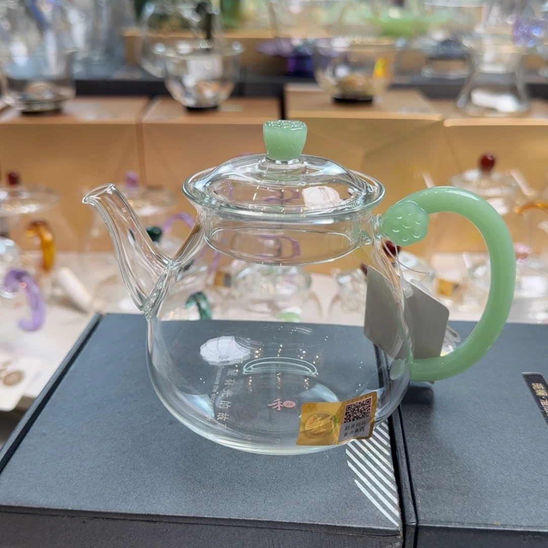 飘***心禾器青莲壶浅玉色