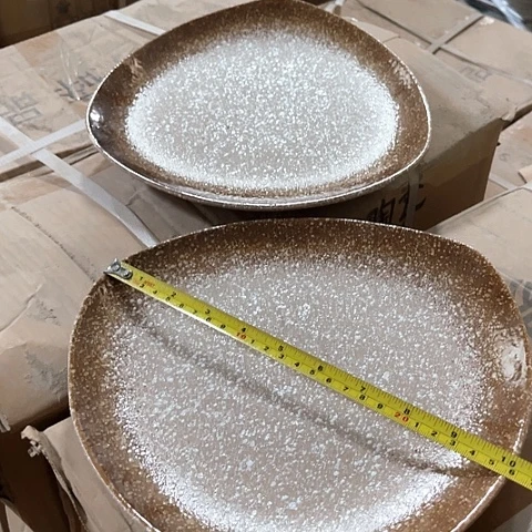 微瑕，不能明火，长25高度2，10.5英寸三脚盘2个