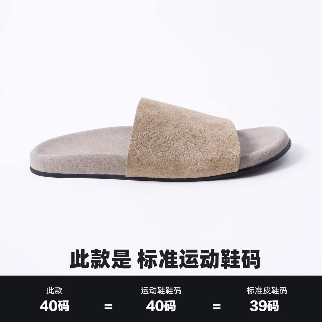 Eicalonce·意卡伦萨25·SS ROW风真皮舒适简约百搭休闲拖鞋XZ80193