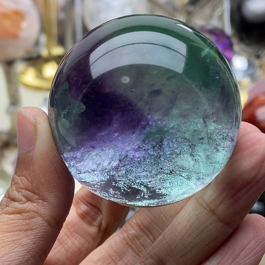 萤石摆件未镶嵌绒****y萤石