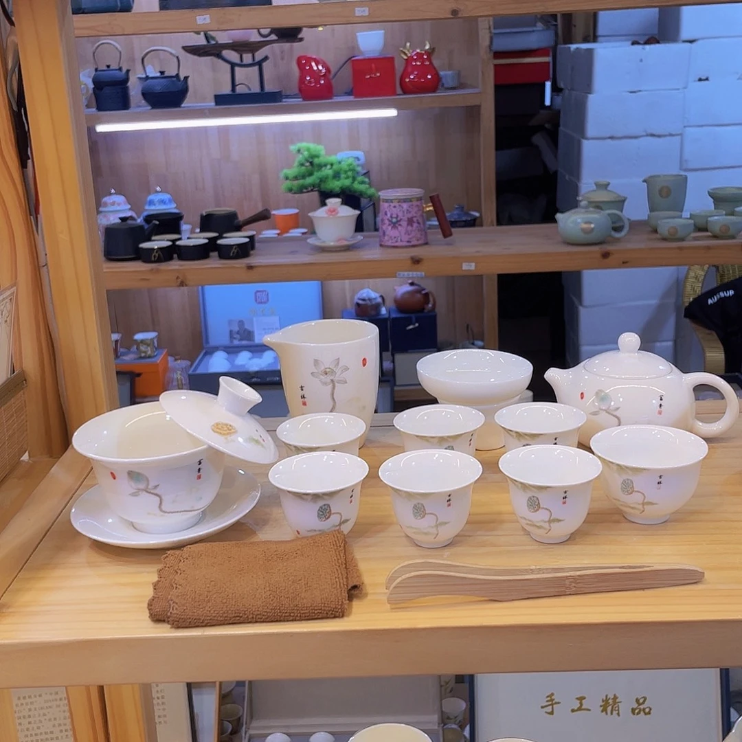 吉祥羊脂玉套装套装