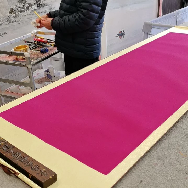 书法岳飞满江红的作品一幅