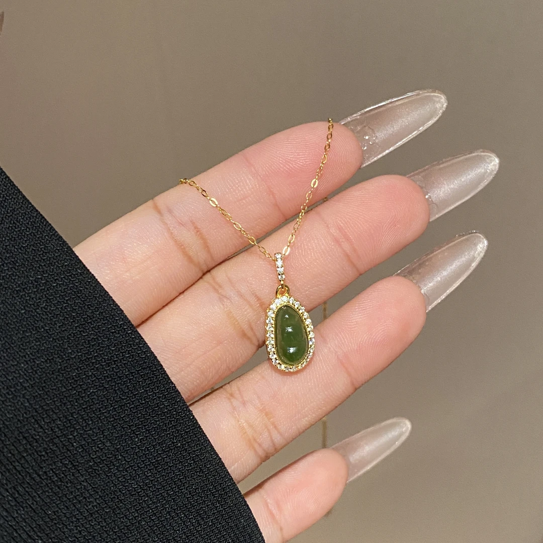 豌豆荚项链轻奢设计百搭温柔A2885