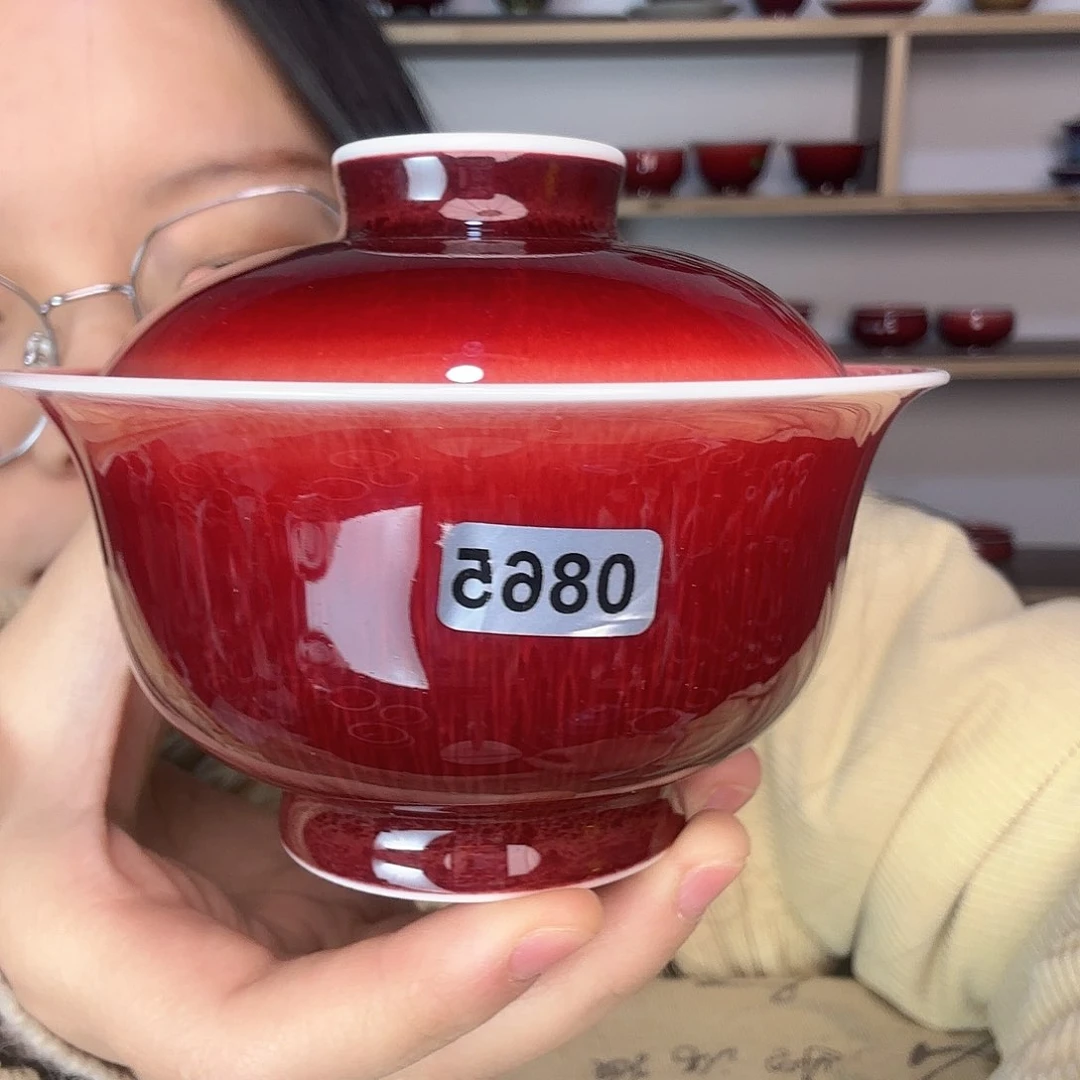 杯景德镇郎红陶瓷