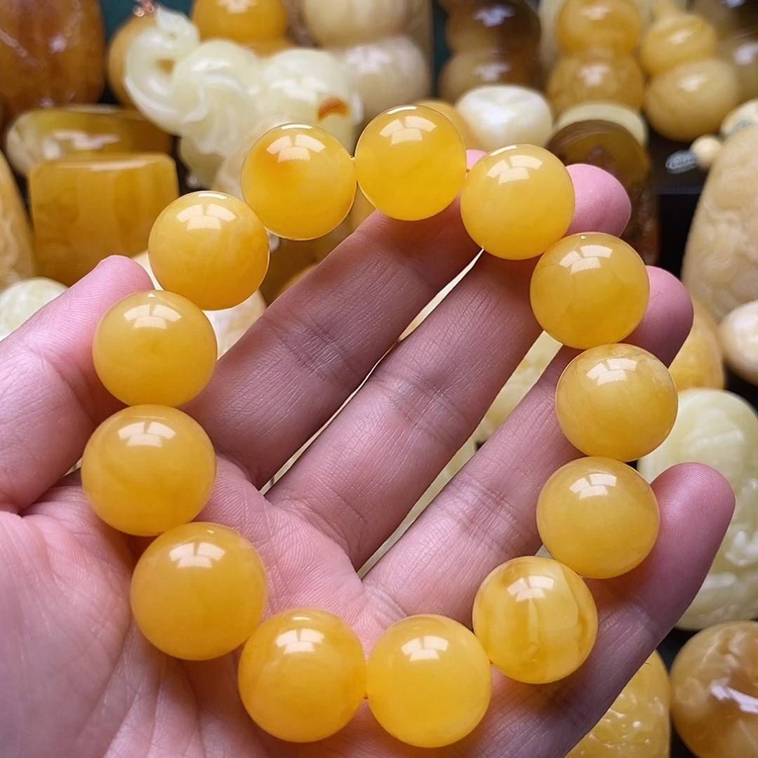 琥珀颈饰未镶嵌琥珀蜜蜡吊坠