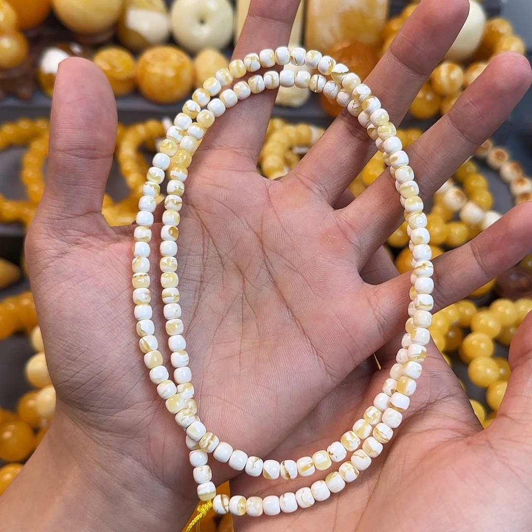 未镶嵌琥珀珠宝奇石5.5mm