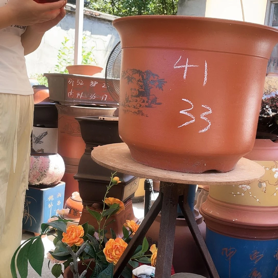 41平海花盆紫砂花盆