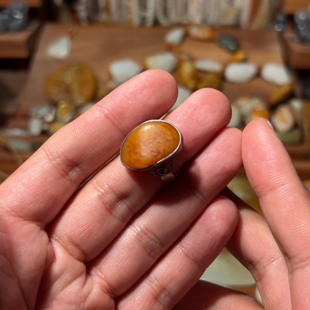 和田玉银S925镶嵌颈饰