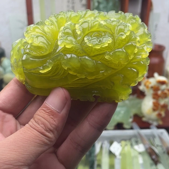 岫玉未镶嵌四大名玉手把