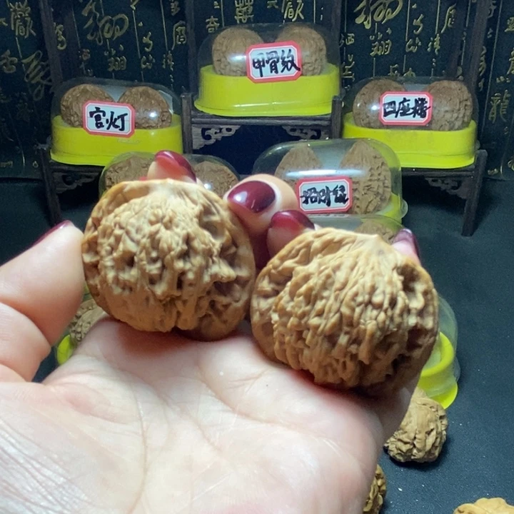 文玩核桃把件蹲****酱打底费