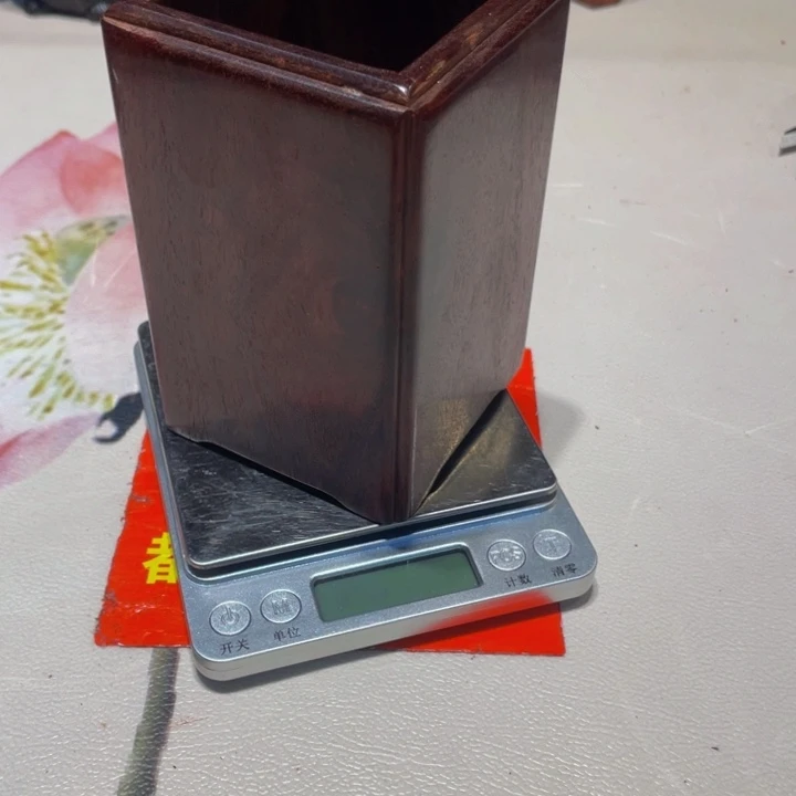 檀香紫檀（小叶紫檀）笔筒方