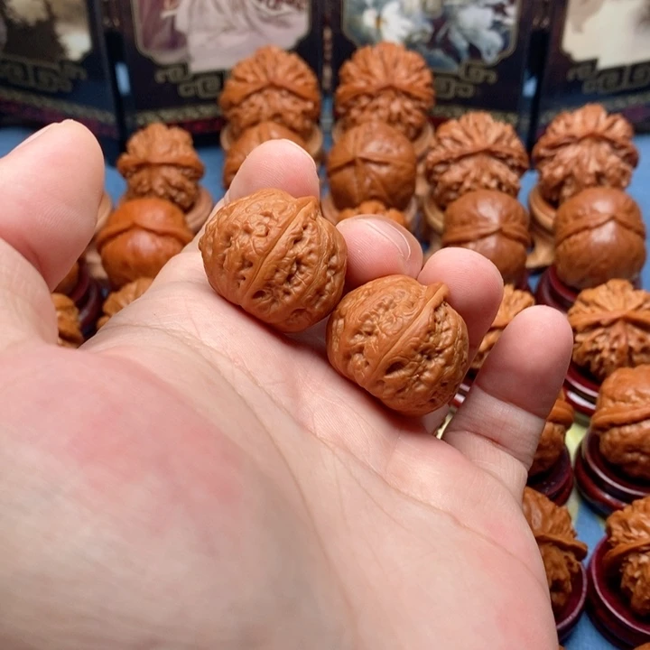 把件文玩核桃小磨盘